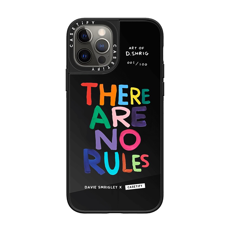 David shrigley Ốp Điện Thoại pc Cứng Mặt Kính Mạ Màu Đen Cho iphone 15 14 plus 11 12 13 pro 15pro max