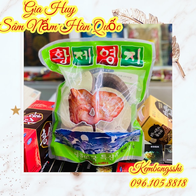 [HÀNG MỚI VỀ] Nấm linh chi vàng 6 năm tuổi Hoàng Hậu Hàn Quốc, Túi 1kg