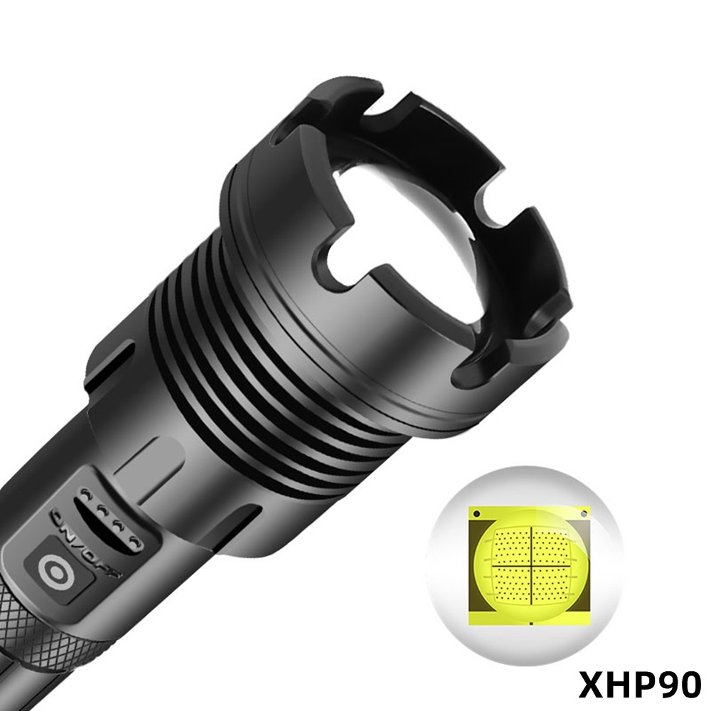 Đèn pin ALONEFIRE H54 XHP90 chống thấm nước thu phóng được đa năng tiện lợi