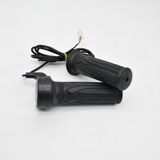 Tay ga xe điện cao xu không nút cho xe điện, xe 3 bánh