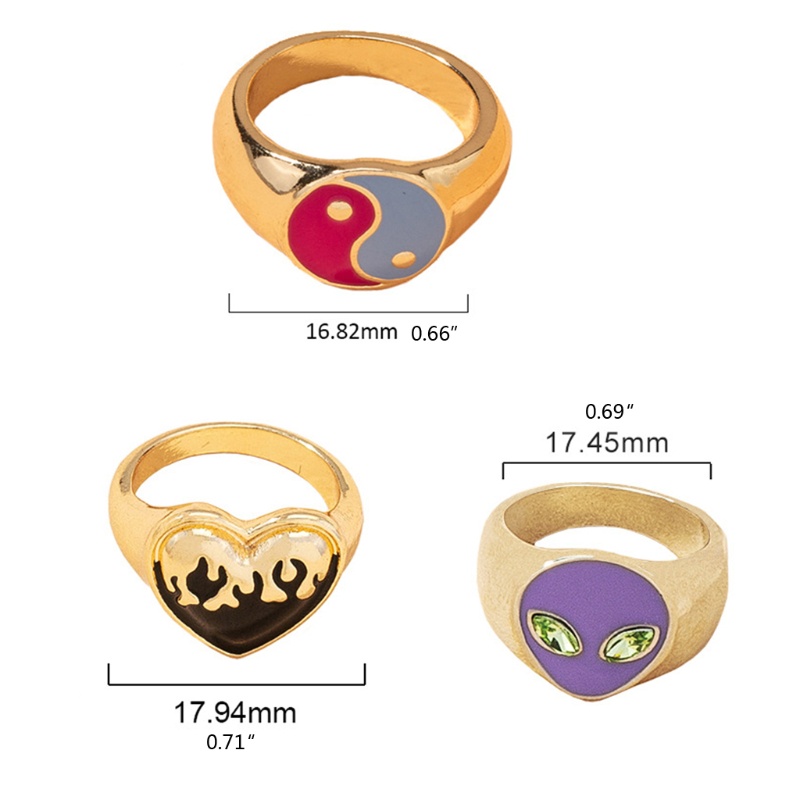 Nhẫn Đính Đá Thời Trang Dành Cho Nam Và Nữ