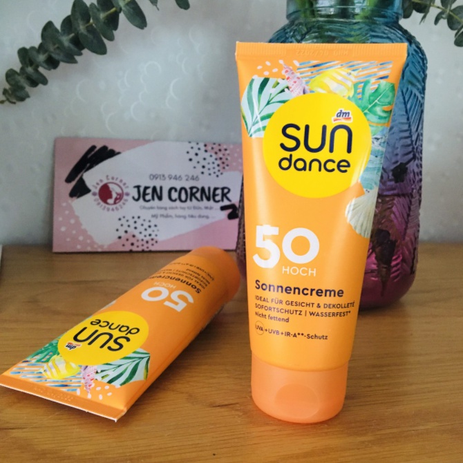 Kem &amp; xịt chống nắng mặt, body Sundance 50SPF không thấm nước, cho cả trẻ em - Shop Viloet