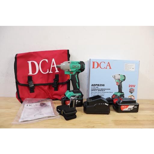 Máy Siết Bulong DCA Dùng Pin 20V ADPB298BM xiết bulông không chổi than , máy khoan pin