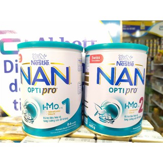 Sữa NAN OPTIPRO PLUS  1, 2 lon 400g( mẫu mới )