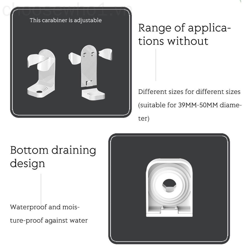 Giá đỡ máy cạo râu, máy rửa mặt, nhựa ABS cao cấp, thiết kế tinh tế có bậc, chống nghiêng ngã, dán siêu dính