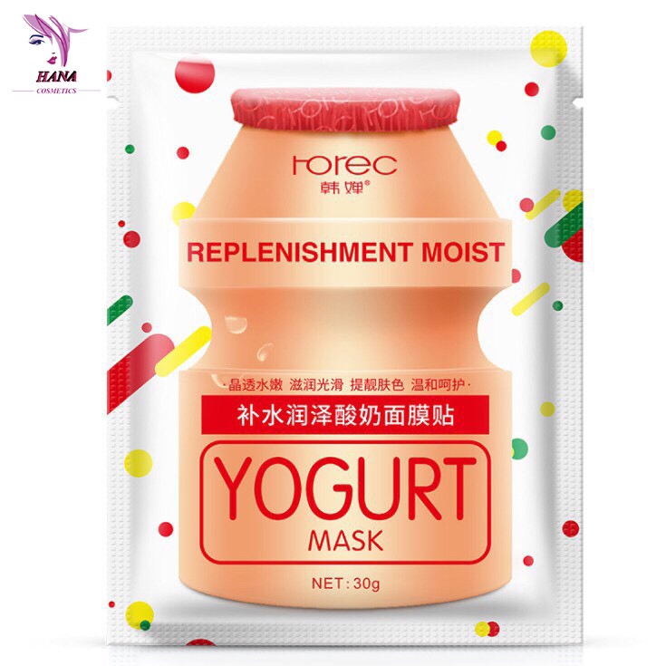 Mặt Nạ Sữa Chua Yogurt Mask Rorec 💕𝑭𝒓𝒆𝒆𝒔𝒉𝒊𝒑💕 Giúp Da Săn Chắc Dưỡng Ẩm và Trắng Mịn Nội địa Trung