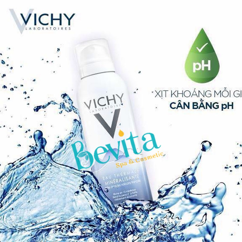 Xịt khoáng dưỡng da Vichy Mineralizing Thermal Water 50ml, xịt khoáng cấp ẩm - Bevita