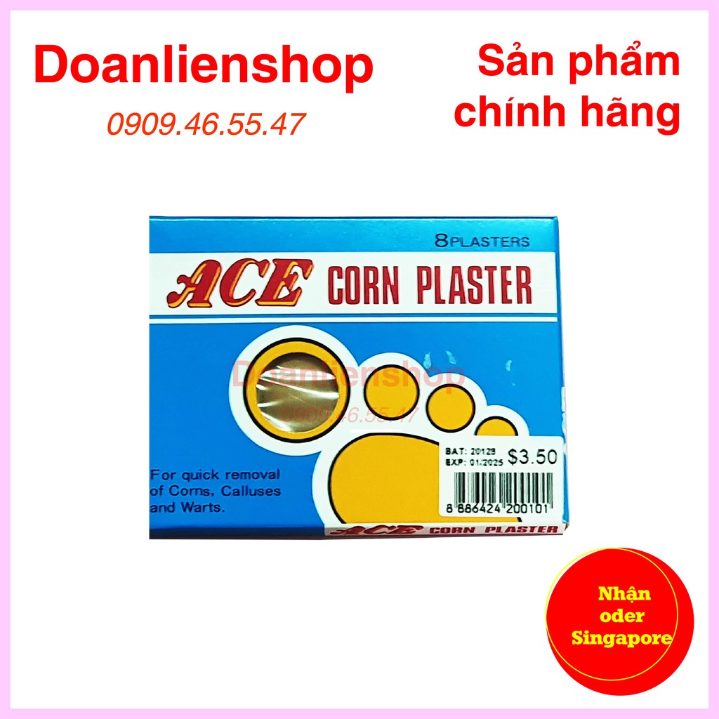 MIẾNG DÁN MỤN CÓC PLASTER HỘP 8 MIẾNG