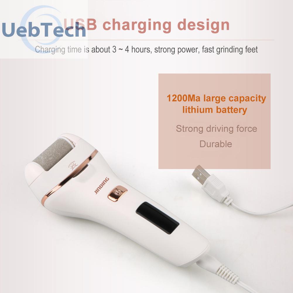 Máy mài da chết và vết chai trên bàn chân chạy điện chống thấm nước tiện dụng