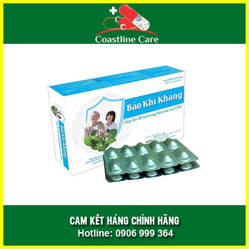 ✅Chính Hãng - Bảo khí khang ( Hộp 20 Viên)