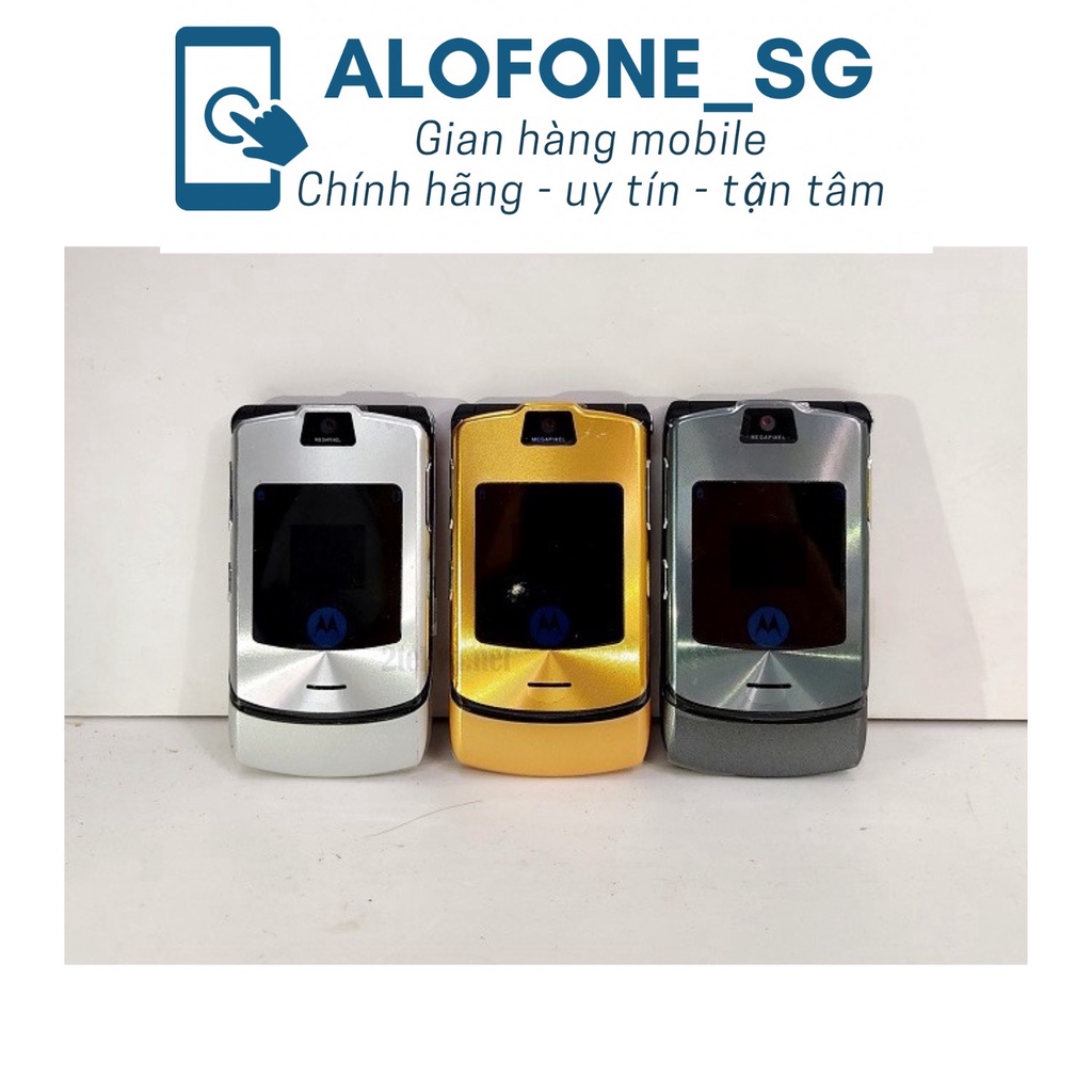 Điện thoại moto v3i/v3 main zin nắp gập nhiều màu cổ phổ thông giá rẻ