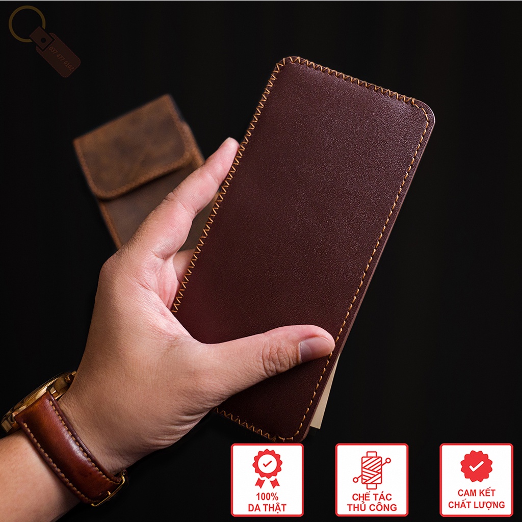Ví 1 Ngăn Siêu Nhỏ Gọn Card Holder Minimalist - Da Bò Cao Cấp Nhập Khẩu