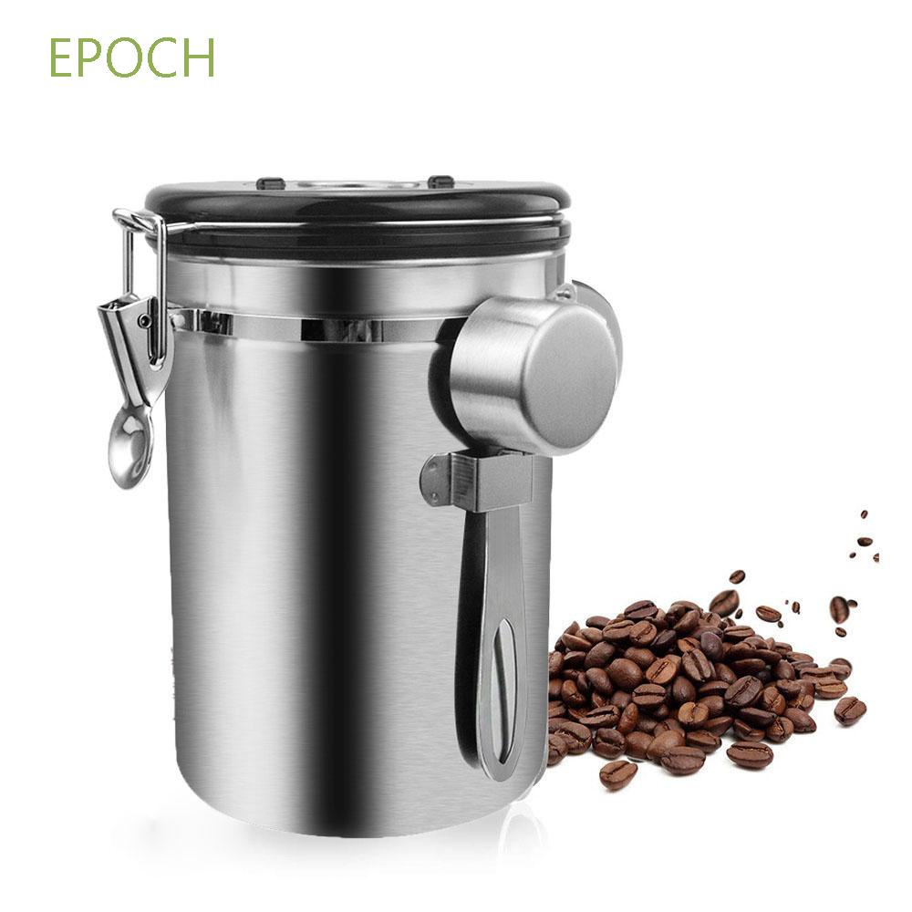 Hũ Epoch đựng trà / cà phê bằng thép không gỉ 1.5 / 1.8l bền bỉ tiện lợi
