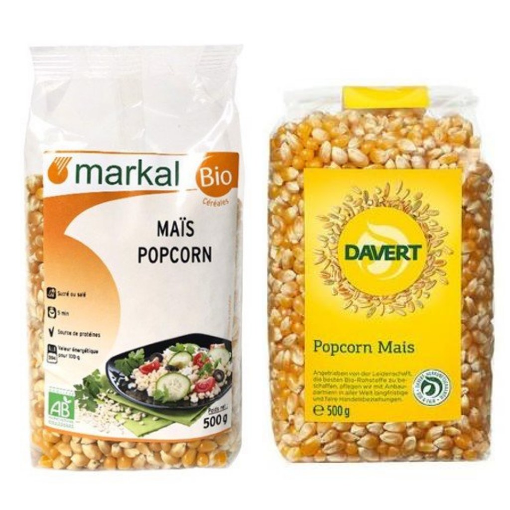 [Mã GROSALE2703 giảm 8% đơn 250K] Hạt bỏng ngô vàng hữu cơ 500g - (Đức, Pháp, Ý)