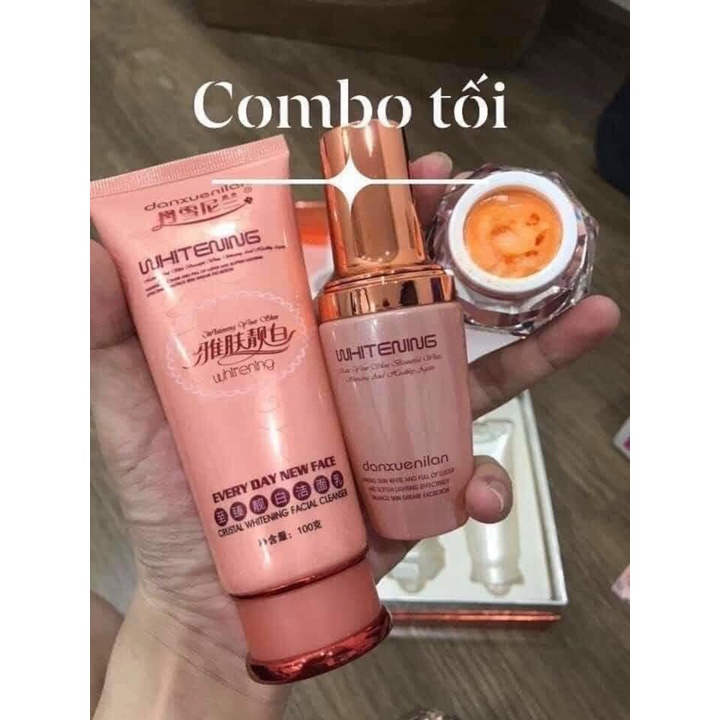 Bộ Kem Hoàng Cung Cam Cao Cấp 5in1 Làm Da Sáng Hồng Láng Mịn