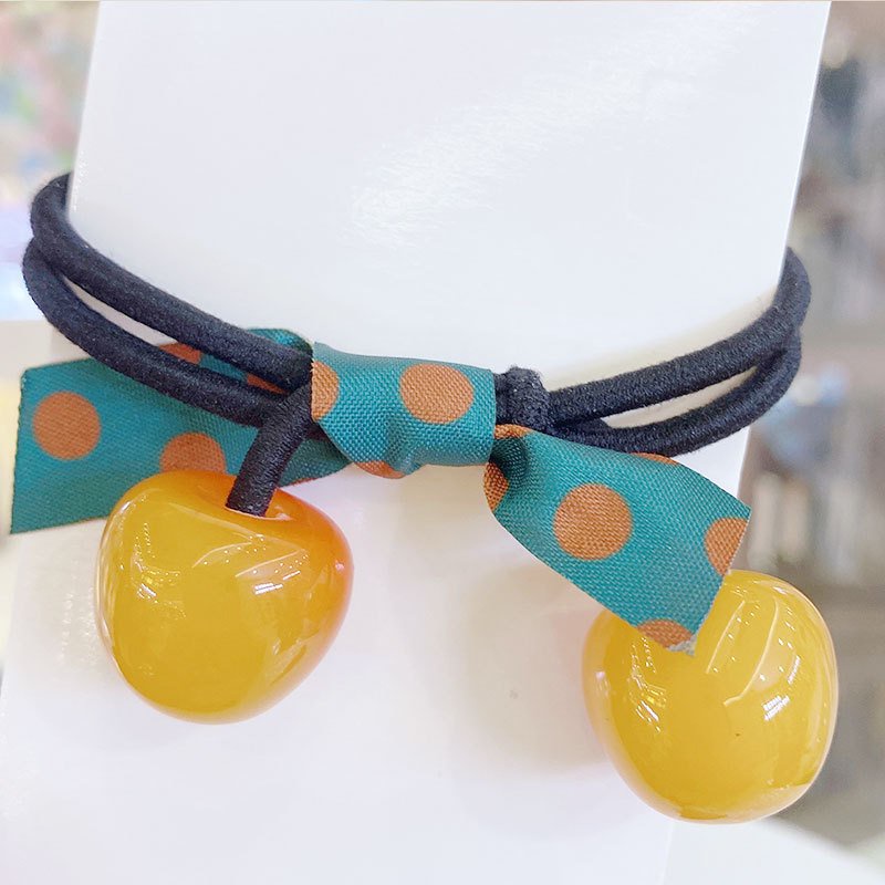 Dây cột tóc 2 quả cherry siêu xinh phiên bản Hàn Quốc D2C