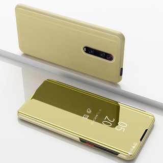 Ốp điện thoại nhựa cứng bọc da mặt gương cho Xiaomi Redmi K20 K20pro