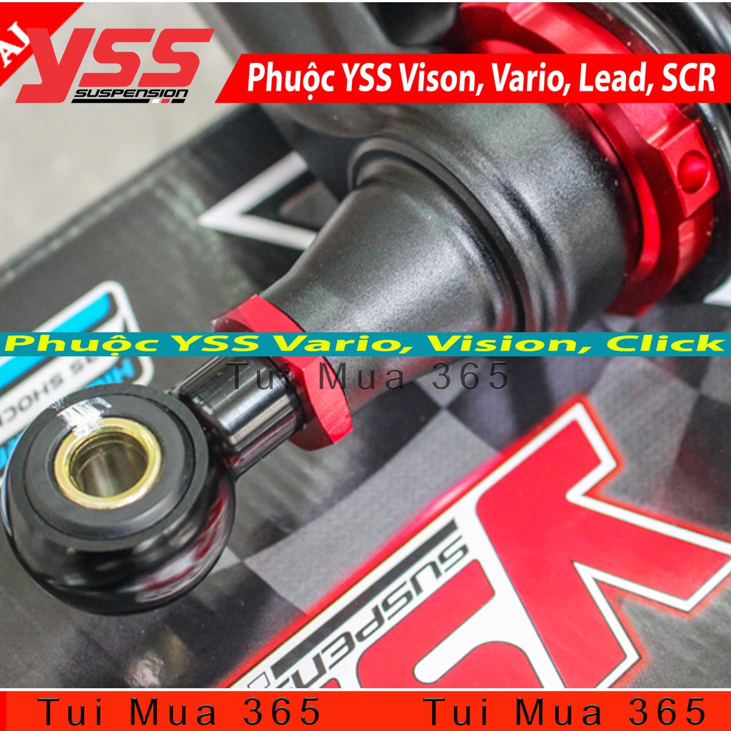 Phuộc YSS Bình Dầu Vario, Vision, Click, SCR G-Sport Laser Marking