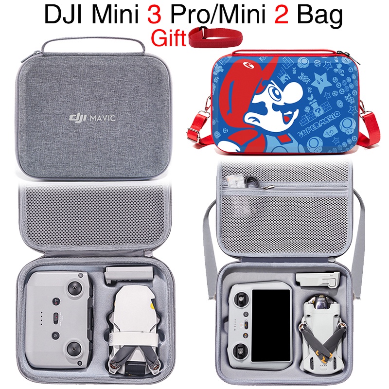 Túi Xách Đeo Vai 3 Ngăn Mini 100% Chính Hãng Chống Thấm Nước Đa Lựa Chọn Dành Cho DJI Mini 3 Pro Mini 2