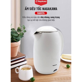 - bình đun siêu tốc 2 lớp nagakawa nag0314
