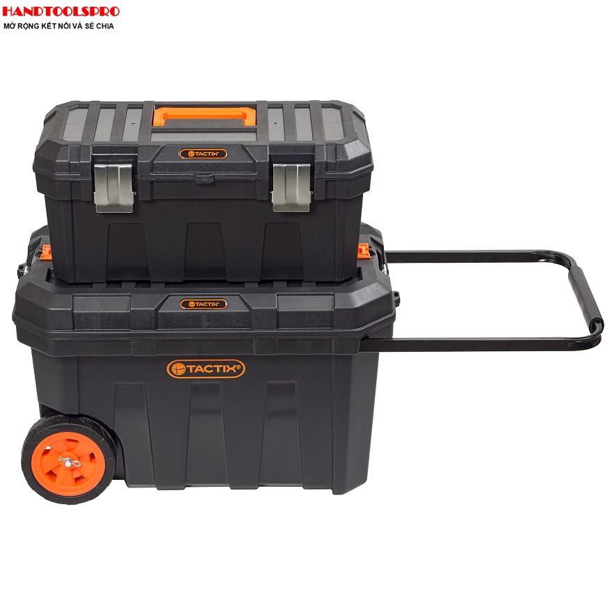 Hộp đựng dụng cụ bánh xe tay kéo 2in1 TACTIX 320310 61 x 37 x 37 cm