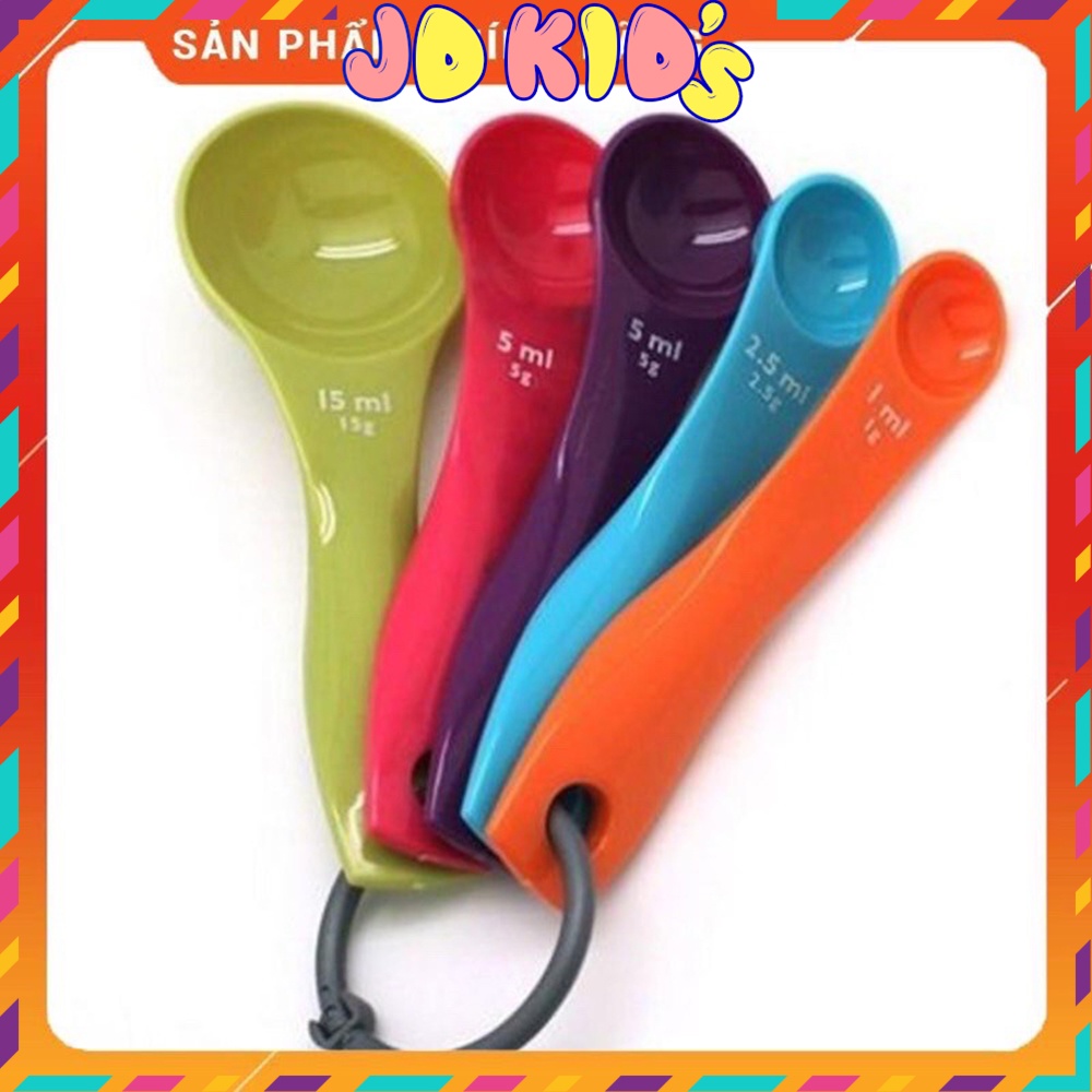 Bộ thìa đong nguyên liệu làm bánh cho bé set 5 chiếc CS06