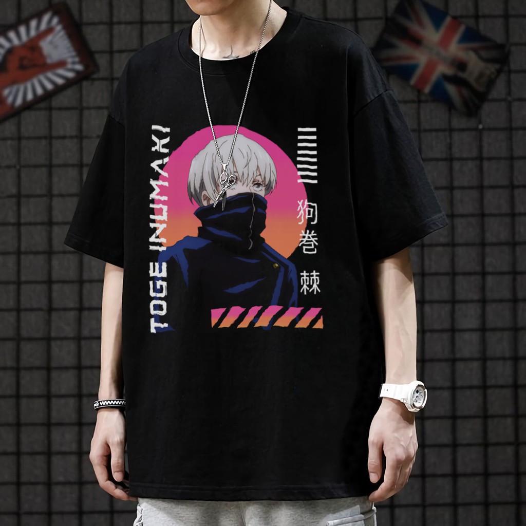 Áo unisex form rộng tay lỡ anime Jujutsu Kaisen Satoru Gojo ANime độc đẹp