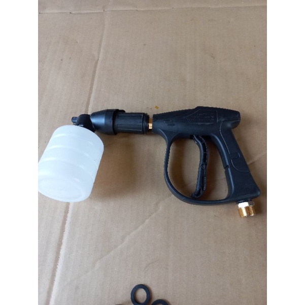 Súng rửa xe áp lực cao ren ngoài 22mm kèm ông nối inox dài 25cm ,35cm