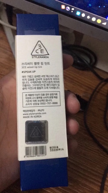 [Dâu Store] Son Kem 3CE Neo - Retrolism 3 Màu Speak Up Vỏ Xanh - Classic Blue [NeW] Chính hãng | Thế Giới Skin Care