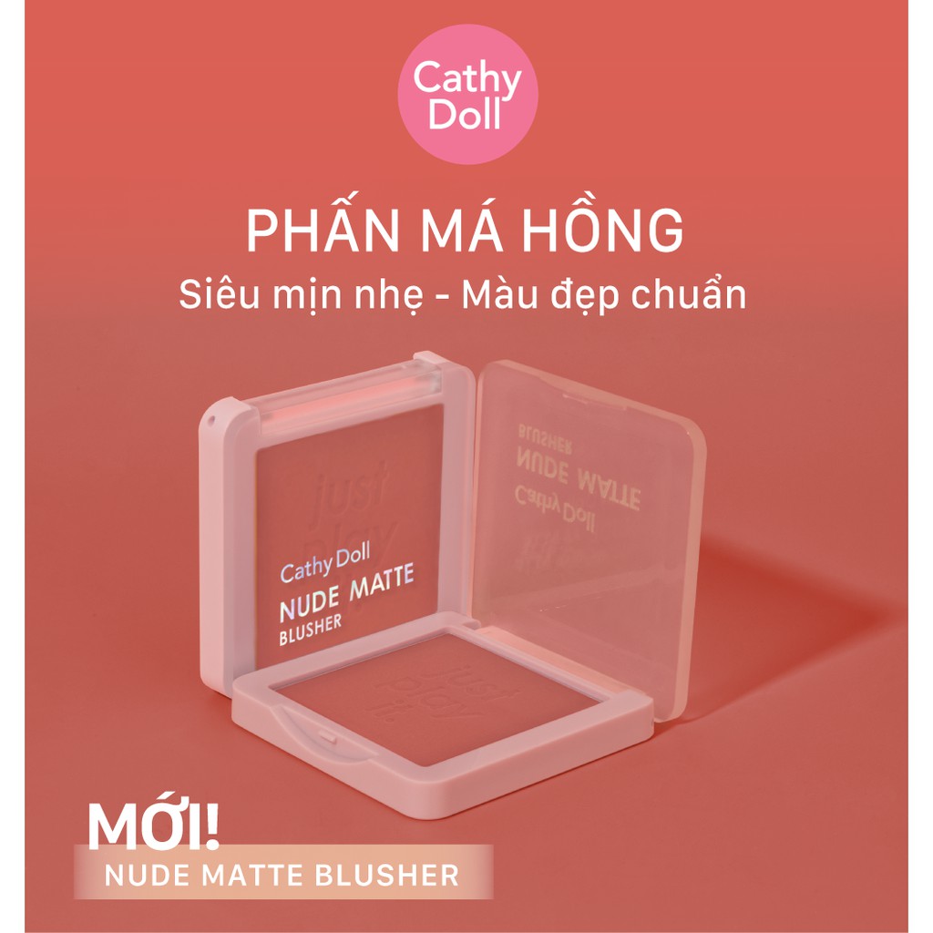 Phấn má hồng Cathy Doll Nude Matte Blusher 6g