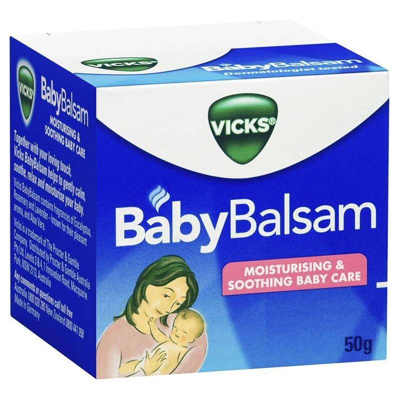 Dầu Vicks Baby Balsam 50g Úc- new