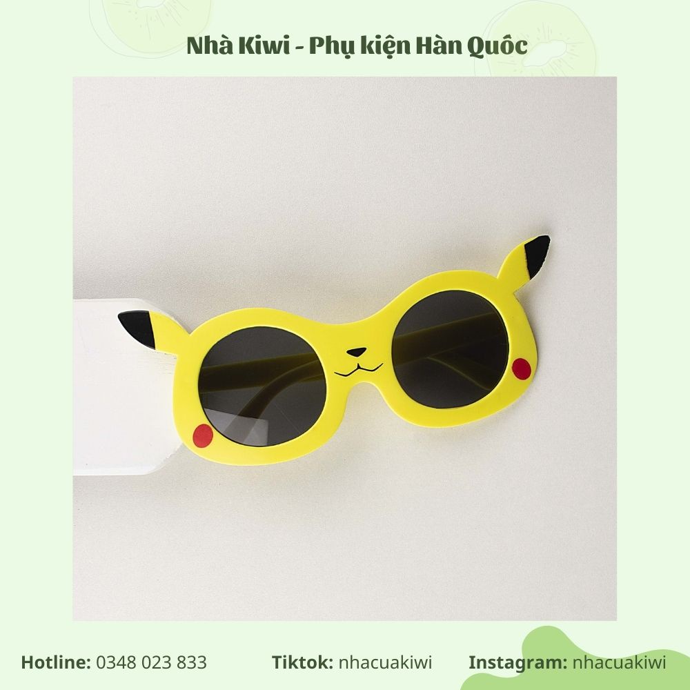 Mắt kính hình Pokemon phụ kiện các bữa tiệc, sinh nhật