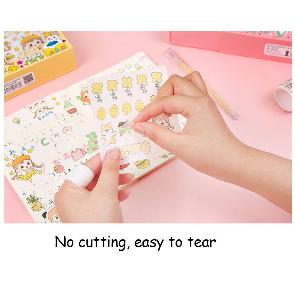 CHOOKEY Bộ Sticker Dán Trang Trí Sổ Tay 10 * 10 cm
