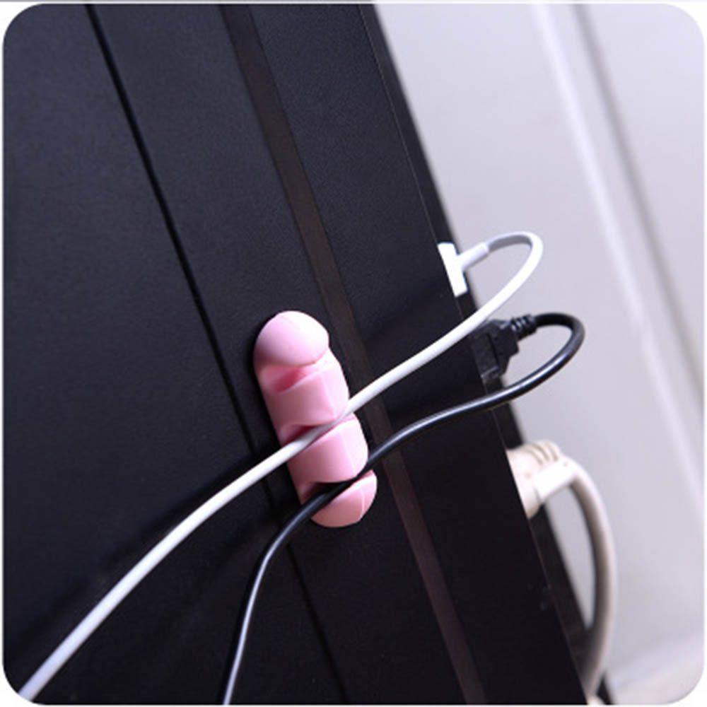 Bộ 2 Kẹp Quấn Dây Cáp Máy Tính Bằng Silicone Tiện Dụng