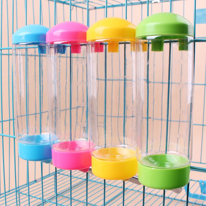 Bình nước tự động gắn chuồng cho chó mèo 400ml