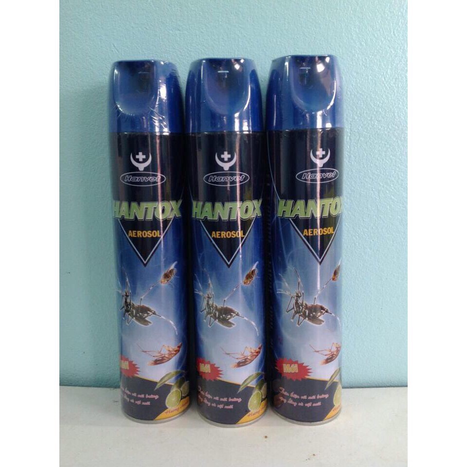 BÌNH XỊT CÔN TRÙNG HANTOX AEROSOL 600ML