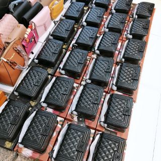 Túi full đen lót đỏ da mịn xịn