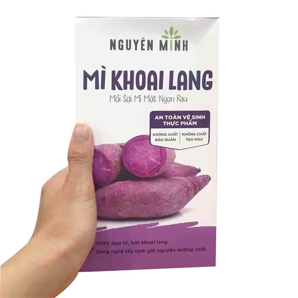 Mì khoai lang tím Nguyên Minh (300gr) - Thực phẩm an toàn cho bé ăn dặm