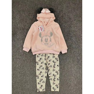 Bộ lông mickey hồng HM xuất xịn cho bé gái