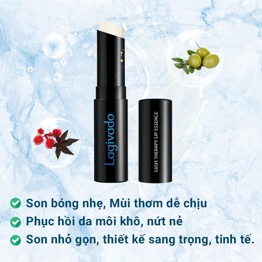 ( Mypham35 ) Son dưỡng môi không màu Hàn Quốc Lagivado dưỡng mềm mịn môi, giảm khô, giảm bong tróc môi  Lip Essence  dạn