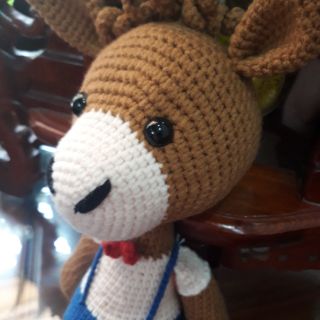 Thú len handmade - chú lừa Jun Pio