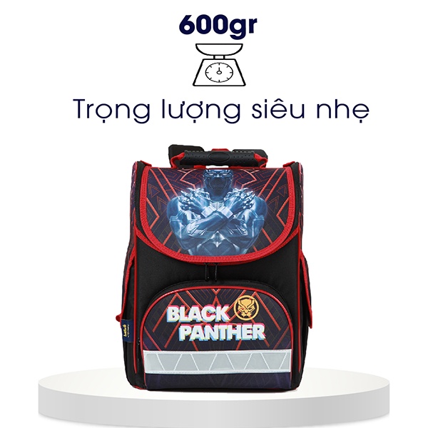 Balo chống gù Tiger Family Nature Quest Black Panther, balo học sinh cho bé trai từ 16 - 25kg