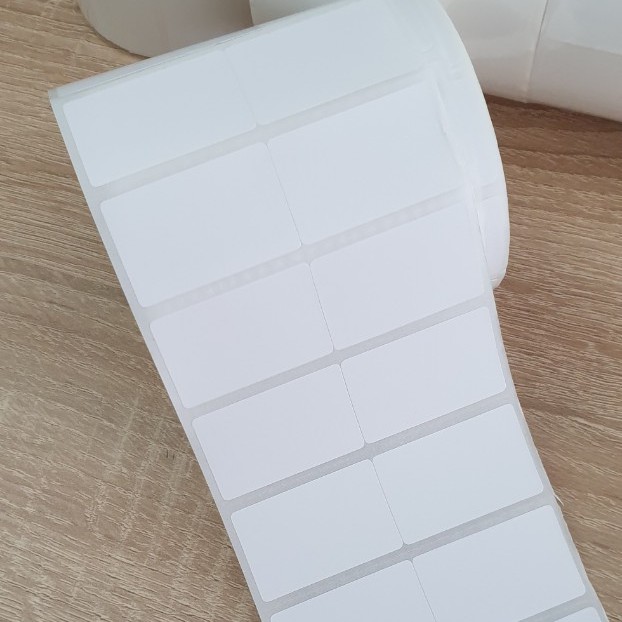 Giấy in mã vạch , decal nhiệt 2 tem( cuộn 2000 tem) , Decal nhiệt 35x22 70x22 72x22