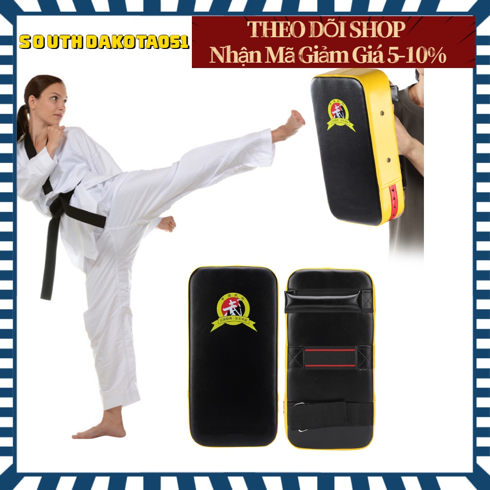 [Hàng Sẵn] Đích đấm võ thuật boxing Taekwondo Hình vuông bằng da PU đeo tay tiện dụng chất lượng cao【Southdakota051】