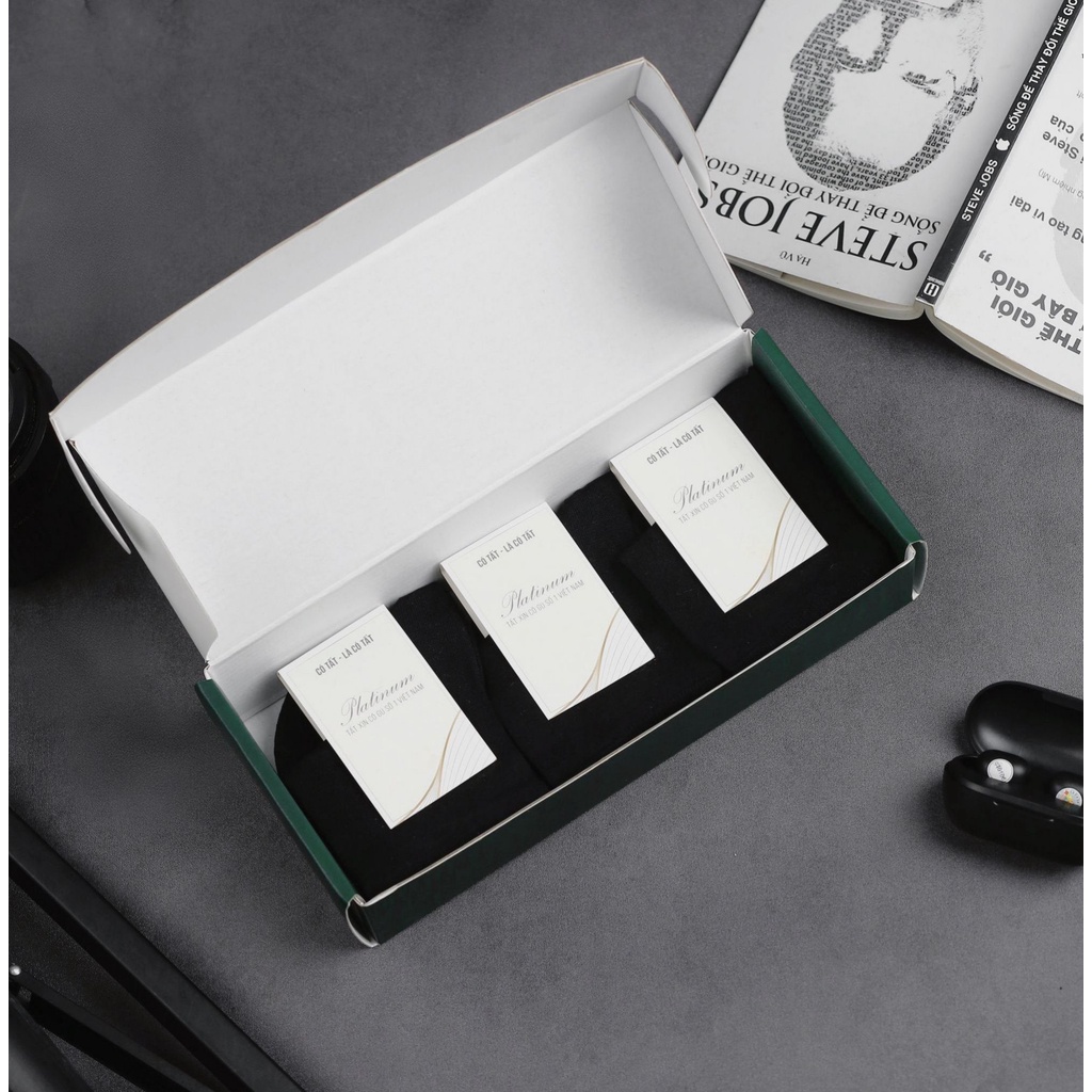 Tất nam cổ cao đi giày tây cao cấp Có Tất dòng Platinum _TUONGQUAN