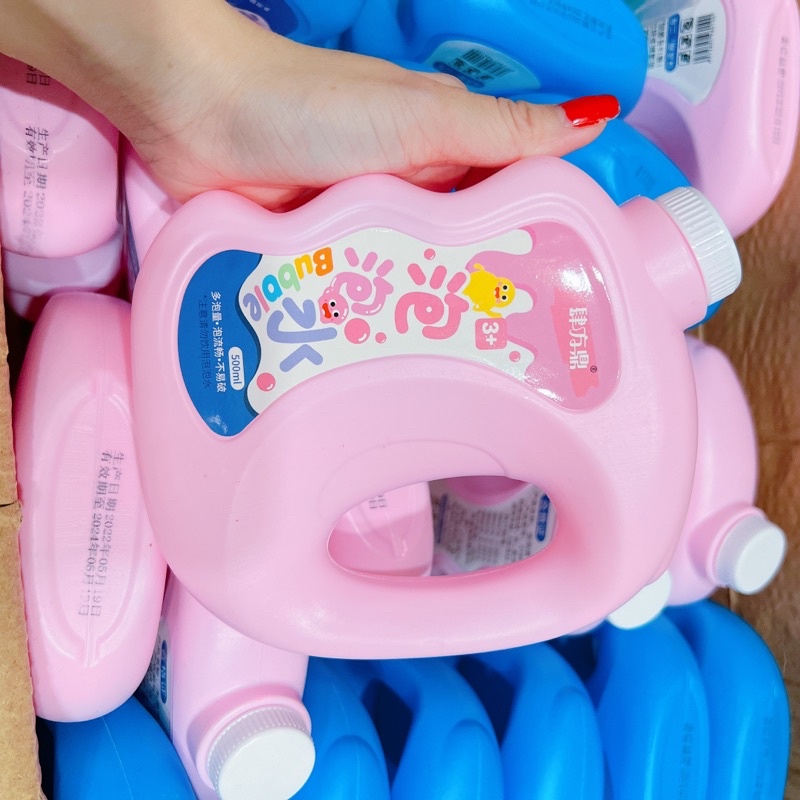 500ml xà phòng bắn bong bóng pha sẵn cho máy bắn bong bóng