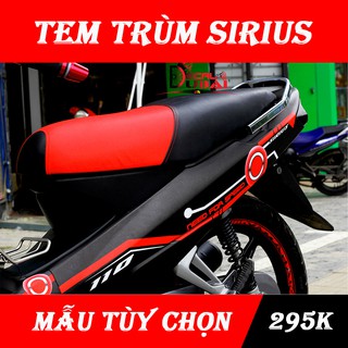 Tem Trùm Sirius Đen Nhám Đỏ