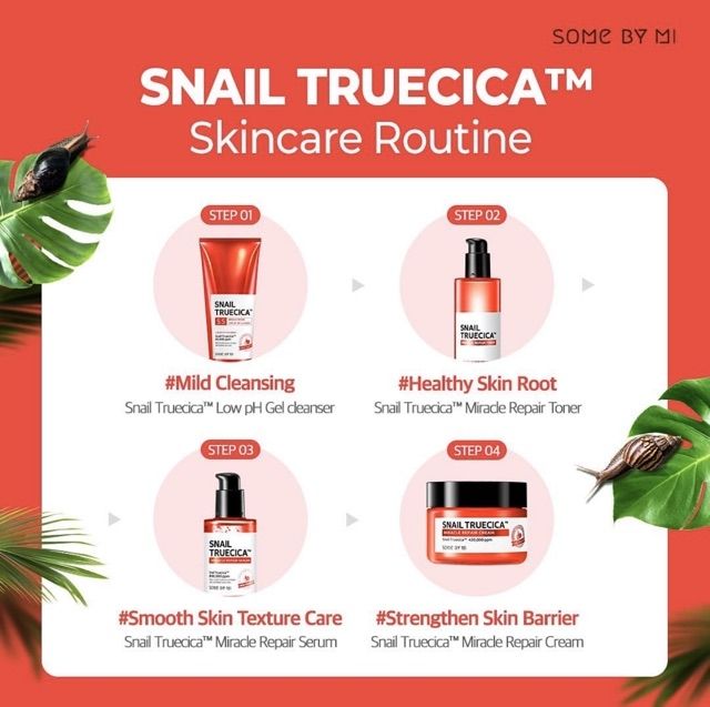 Set dưỡng da mini phục hồi da Some by mi snail truecica