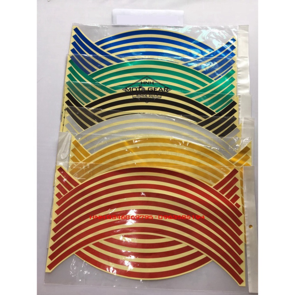 Tem Phản Quang 3M Dán Vành Cho Xe Máy