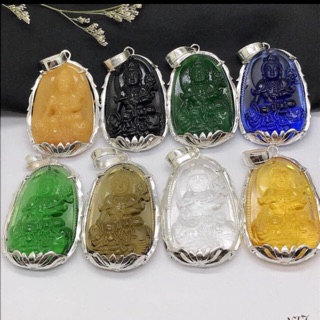 Mặt Phật bản mệnh bọc bạc